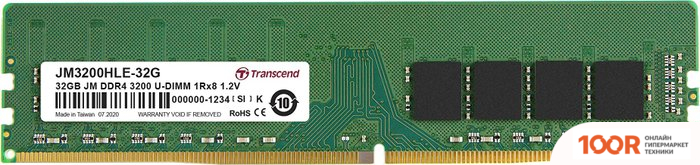 Оперативная память Transcend JETRAM 32GB DDR4 PC4-25600 JM3200HLE-32G (223302)