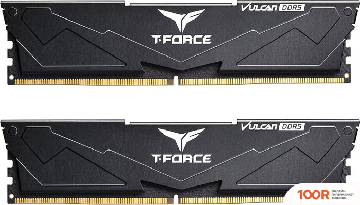 Оперативная память Team T-FORCE VULCAN 2X32ГБ DDR5 6400 МГЦ FLBD564G6400HC34BDC01 (223114)