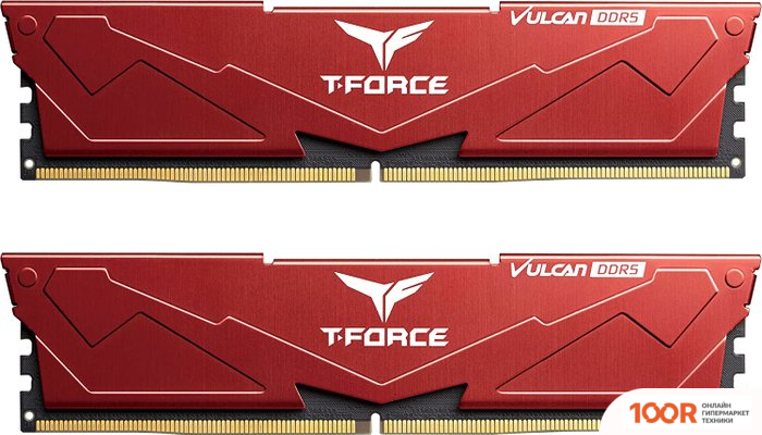 Оперативная память Team T-FORCE VULCAN 2X16ГБ DDR5 5600 МГЦ FLRD532G5600HC36BDC01 (223099)