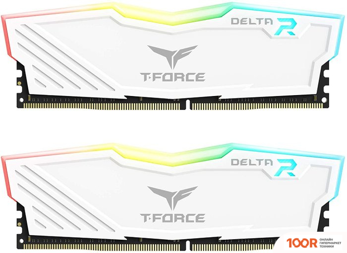 Оперативная память Team T-FORCE DELTA RGB 2X8ГБ DDR4 3200 МГЦ TF4D416G3200HC16CDC01 (223081)