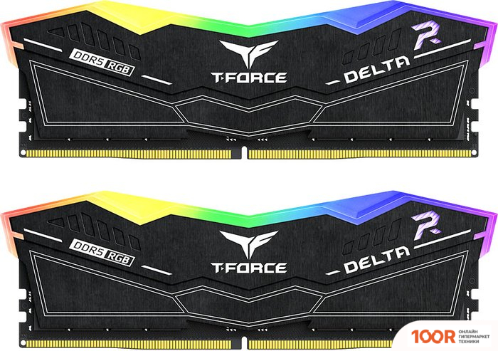 Оперативная память Team T-FORCE DELTA RGB 2X32ГБ DDR5 6000 МГЦ FF3D564G6000HC38GDC01 (223074)