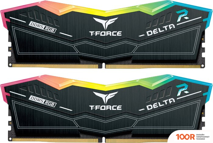 Оперативная память Team T-FORCE DELTA RGB 2X16ГБ DDR5 6800 МГЦ FF3D532G6800HC34BDC01 (223051)