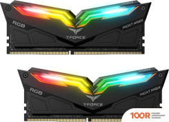 Оперативная память Team NIGHT HAWK RGB GEN2 2X16ГБ DDR4 3600 МГЦ TF14D432G3600HC18JDC01 (222980)