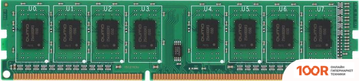 Оперативная память QUMO 4ГБ DDR3 1600 МГЦ QUM3U-4G1600K11R (222493)