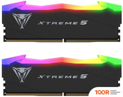 Оперативная память Patriot VIPER XTREME 5 RGB 2X24ГБ DDR5 8000МГЦ PVXR548G80C38K (222439)