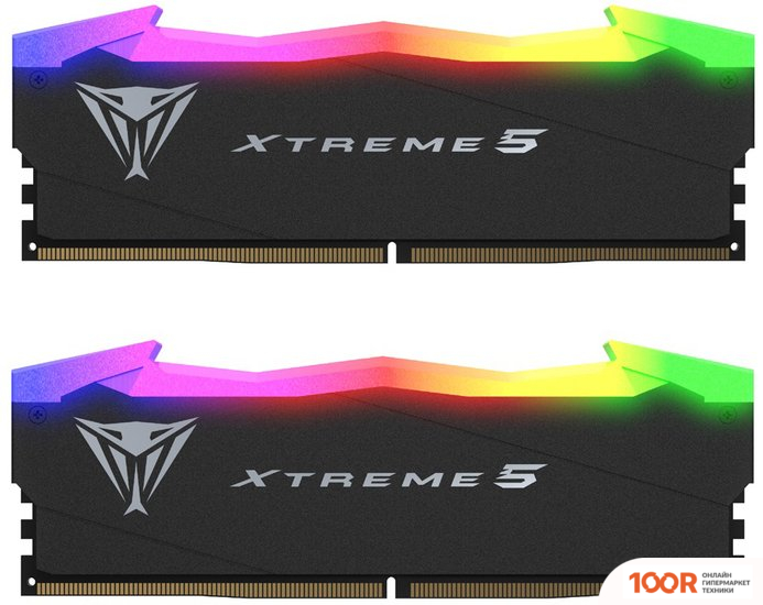 Оперативная память Patriot VIPER XTREME 5 RGB 2X16ГБ DDR5 8000 МГЦ PVXR532G80C38K (222437)