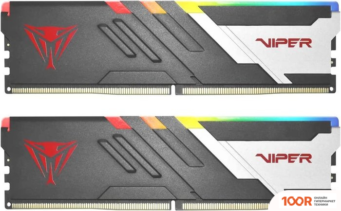 Оперативная память Patriot VIPER VENOM RGB 2X16ГБ DDR5 6800МГЦ PVVR532G680C34K (222424)