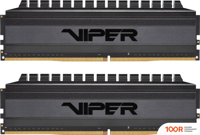 Оперативная память Patriot VIPER 4 BLACKOUT 2X4GB DDR4 PC4-24000 PVB48G300C6K (222319)