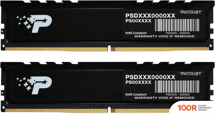 Оперативная память Patriot SIGNATURE PREMIUM LINE 2X32ГБ DDR5 4800 МГЦ PSP564G4800KH1 (222297)