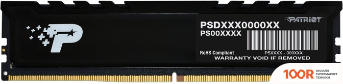 Оперативная память Patriot SIGNATURE PREMIUM LINE 16ГБ DDR5 5600 МГЦ PSP516G560081H1 (222289)