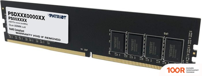 Оперативная память Patriot SIGNATURE LINE 16ГБ DDR4 2666 МГЦ PSD416G266682 (222240)