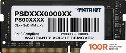 Оперативная память Patriot 8GB DDR4 SODIMM PC4-21300 PSD48G26662S (222231)