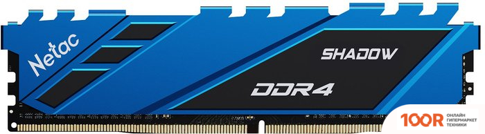 Оперативная память Netac SHADOW 16ГБ DDR4 2666 МГЦ NTSDD4P26SP-16B (222074)