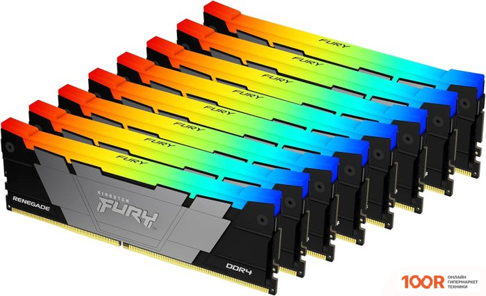 Оперативная память Kingston FURY RENEGADE RGB 8X32ГБ DDR4 3200 МГЦ KF432C16RB2AK8/256 (221805)