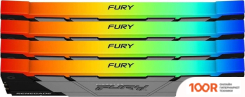 Оперативная память Kingston FURY RENEGADE RGB 4X32ГБ DDR4 3600 МГЦ KF436C18RB2AK4/128 (221795)