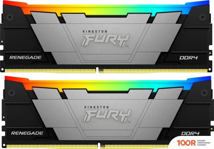 Оперативная память Kingston FURY RENEGADE RGB 2X8ГБ DDR4 4266 МГЦ KF442C19RB2AK2/16 (221776)