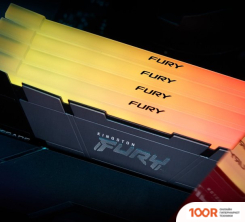 Оперативная память Kingston FURY RENEGADE RGB 2X8ГБ DDR4 3200МГЦ KF432C16RB2AK2/16 (221773)