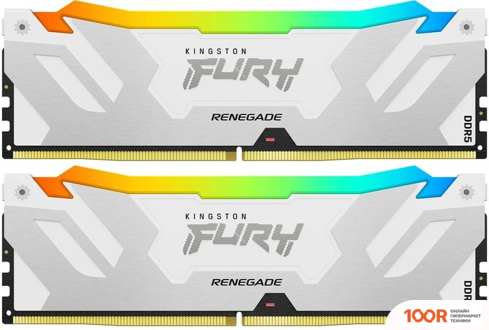 Оперативная память Kingston FURY RENEGADE RGB 2X16ГБ DDR5 7200 МГЦ KF572C38RWAK2-32 (221748)