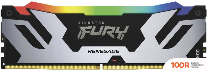 Оперативная память Kingston FURY RENEGADE RGB 2X16ГБ DDR5 6000МГЦ KF560C32RSAK2-32 (221743)