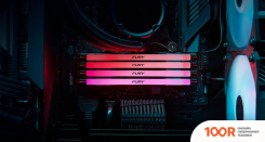 Оперативная память Kingston FURY RENEGADE RGB 16ГБ DDR5 7600МГЦ KF576C38RSA-16 (221730)