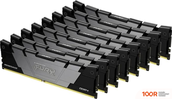 Оперативная память Kingston FURY RENEGADE 8X32ГБ DDR4 3200 МГЦ KF432C16RB2K8/256 (221692)