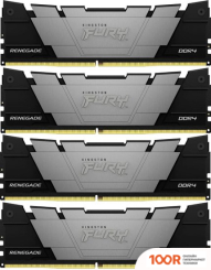 Оперативная память Kingston FURY RENEGADE 4X32ГБ DDR4 3600 МГЦ KF436C18RB2K4/128 (221680)