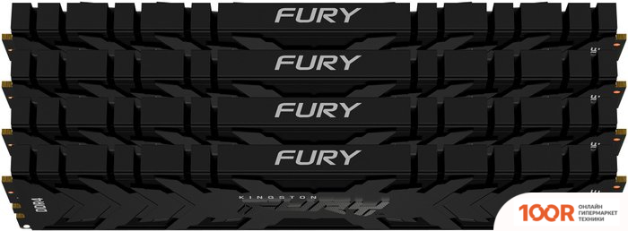 Оперативная память Kingston FURY RENEGADE 4X32GB DDR4 PC4-28800 KF436C18RBK4/128 (221678)