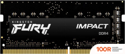Оперативная память Kingston FURY IMPACT 8GB DDR4 SODIMM PC4-25600 KF432S20IB/8 (221578)