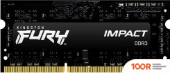 Оперативная память Kingston FURY IMPACT 2X4GB DDR3 SODIMM PC3-14900 KF318LS11IBK2/8 (221560)