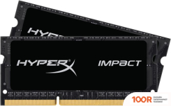 Оперативная память Kingston FURY IMPACT 2X4GB DDR3 SODIMM PC3-14900 KF318LS11IBK2/8 (221560)