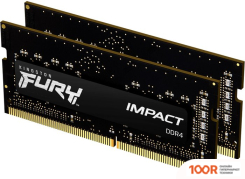 Оперативная память Kingston FURY IMPACT 2X16GB DDR4 SODIMM PC4-25600 KF432S20IB1K2/32 (221551)
