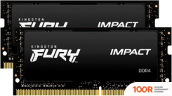 Оперативная память Kingston FURY IMPACT 2X16GB DDR4 SODIMM PC4-21300 KF426S15IB1K2/32 (221547)
