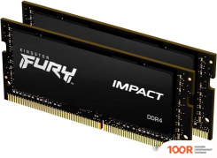 Оперативная память Kingston FURY IMPACT 2X16GB DDR4 SODIMM PC4-21300 KF426S15IB1K2/32 (221547)