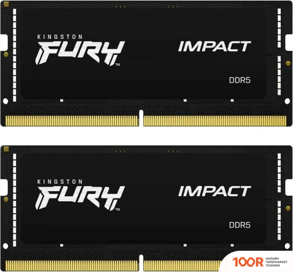 Оперативная память Kingston FURY IMPACT 2X16 ГБ DDR5 5600МГЦ KF556S40IBK2-32 (221544)