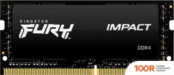 Оперативная память Kingston FURY IMPACT 16GB DDR4 SODIMM PC4-25600 KF432S20IB/16 (221537)