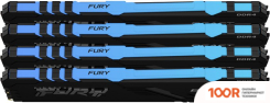 Оперативная память Kingston FURY BEAST RGB 4X8GB DDR4 PC4-28800 KF436C17BBAK4/32 (221503)