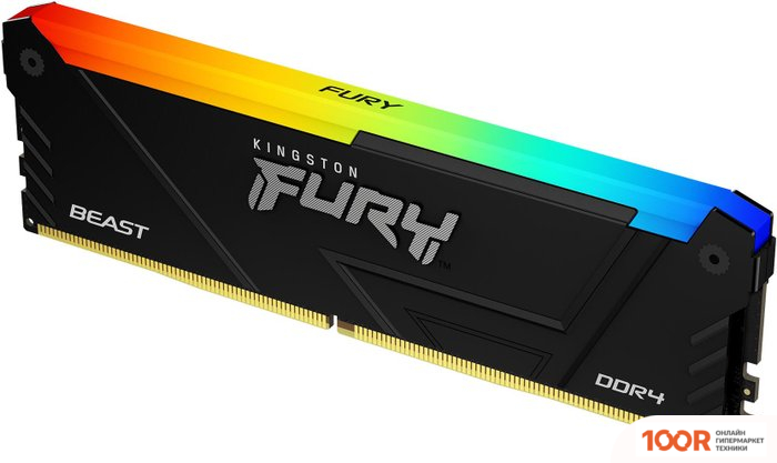 Оперативная память Kingston FURY BEAST RGB 32ГБ DDR4 3600 МГЦ KF436C18BB2A/32 (221449)