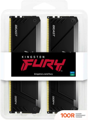 Оперативная память Kingston FURY BEAST RGB 2X8ГБ DDR4 3600МГЦ KF436C17BB2AK2/16 (221432)