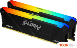 Оперативная память Kingston FURY BEAST RGB 2X8ГБ DDR4 3600МГЦ KF436C17BB2AK2/16 (221432)