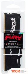 Оперативная память Kingston FURY BEAST RGB 2X16ГБ DDR5 5200 МГЦ KF552C40BBAK2-32 (221373)
