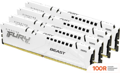 Оперативная память Kingston FURY BEAST 4X16ГБ DDR5 6000 МГЦ KF560C40BWK4-64 (221278)