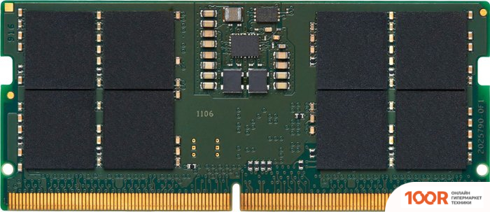 Оперативная память Kingston 16ГБ DDR5 SODIMM 4800 МГЦ KVR48S40BS8-16 (220950)