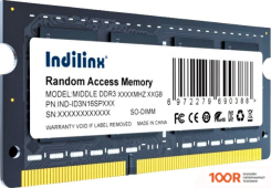 Оперативная память Indilinx 8ГБ DDR3 SODIMM 1600 МГЦ IND-ID3N16SP08X (220702)