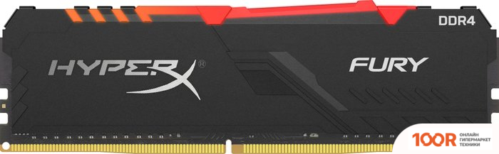 Оперативная память HyperX FURY RGB 32GB DDR4 PC4-24000 HX430C16FB3A/32 (220626)