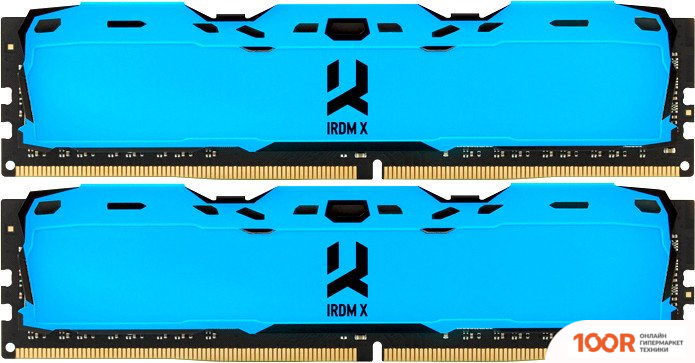 Оперативная память GOODRAM IRDM X 2X8ГБ DDR4 3200 МГЦ IR-XB3200D464L16SA/16GDC (220360)
