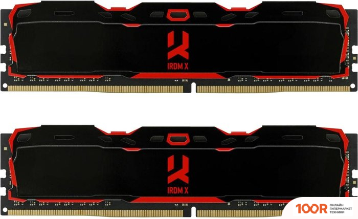 Оперативная память GOODRAM IRDM X 2X16ГБ DDR4 3000 МГЦ IR-X3000D464L16/32GDC (220353)
