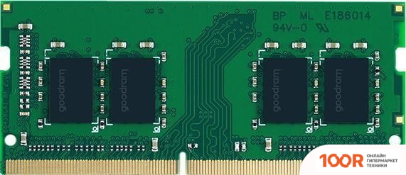 Оперативная память GOODRAM 16GB DDR4 SODIMM PC4-25600 GR3200S464L22S/16G (220295)