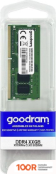 Оперативная память GOODRAM 16GB DDR4 SODIMM PC4-25600 GR3200S464L22S/16G (220295)