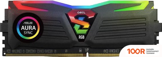 Оперативная память GeIL SUPER LUCE RGB SYNC 8ГБ DDR4 3600 МГЦ GLS48GB3600C18BSC (220281)