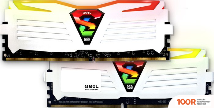 Оперативная память GeIL SUPER LUCE RGB SYNC 2X8ГБ DDR4 3200 МГЦ GLWS416GB3200C16ADC (220276)